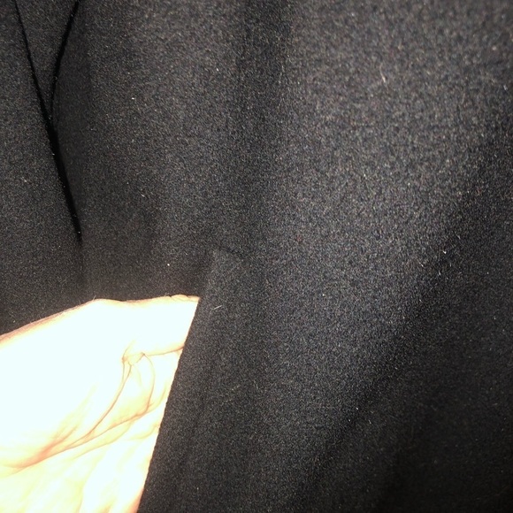 VTG 100% Cashmere One Button Coat Sz. L Tailored Union Made Lined Soft Cozy Warm - Picture 9 of 11